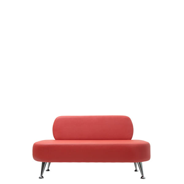 Диван офисный Стоун (С-20) 2-х местный (Красный)