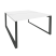 Рабочая станция на О-образном м/к Onix O.MO-D.RS-2.3.8 1380x1635x750 (Тиквуд Темный/Белый Металл)