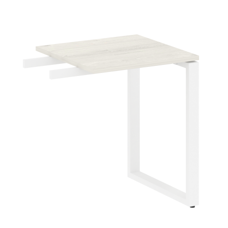 Приставной элемент БО.ПР-1 600x600x750 (Дуб Наварра/Белый металл)