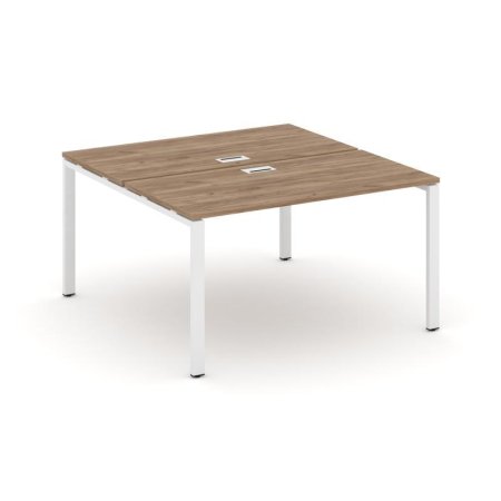 Рабочая станция 2-х сторонняя SN-6P.DRS-001 (980х1232х750) (Дуб Табак/Металл Белый)