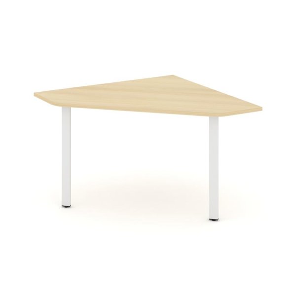 Угловой элемент переговорного стола SN-6.UPRG-031 (1180х1180х750) (Акация Лорка/Металл Белый)