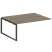 Проходной наборный элемент рабочей станции Metal System Style БО.ПРС-СП-2.5 1800x1475x750 (Дуб Наварра/Серый металл)