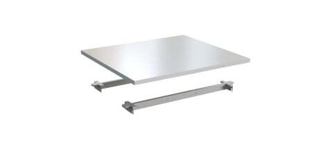 Столешница одинарная 80 Steel 11080 800x700x25 (Белый)