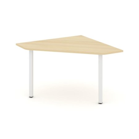 Угловой элемент переговорного стола SN-5.UPRG-031 (1180х1180х750) (Акация Лорка/Металл Белый)