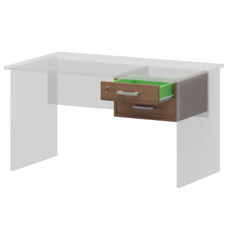 Тумба подвесная Арго АТ-02 430x450x280 (Орех)