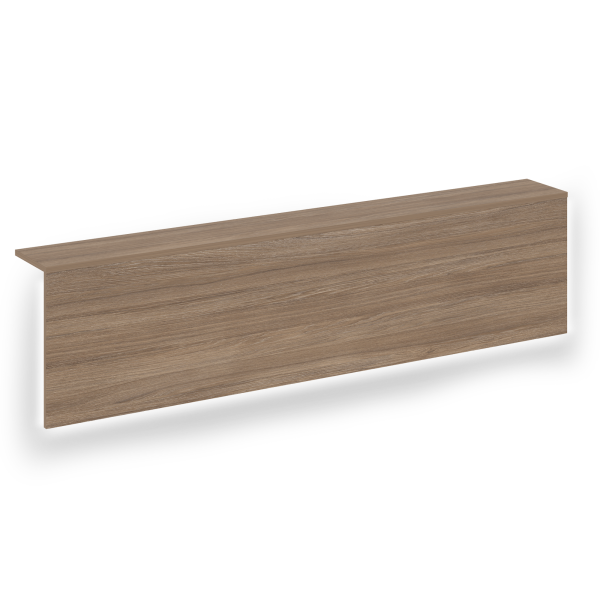 Накладка с подсветкой прямая высокая на 2 модуля О.R-F.MP.V-158 Onix О.R-NP.V-158.2.S 2700x327x674 (Дуб Аризона)