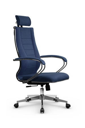 Кресло для руководителя Метта МЕТТА B 2m 34PF/подл.127/осн.004 (Синий)