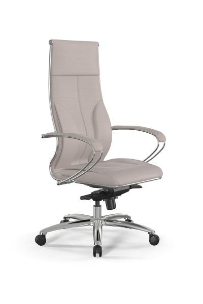 Кресло для руководителя Метта Samurai L1-11K - Infinity /Kc06/Wm06/K2cL(M06.B31.G04.W03) (Светло-бежевый)