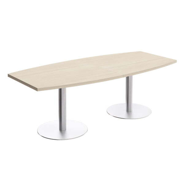 Стол для переговоров на опорах-колоннах Борн B 325 2400x1100x750 (Дуб шамони)