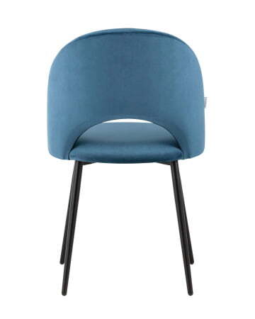 Стул Меган велюр пыльно-синий (Стул Меган синий)