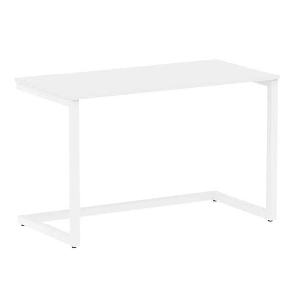 Компьютерный стол VR.SP-2-118 1180x600x750 (Белый Бриллиант/Белый Металл)