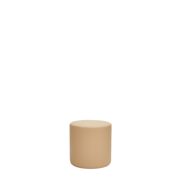 Пуф круглый для офиса Кубо (С-32) (Бежевый)