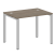 Стол письменный Metal System Style БП.СП-1 1000x720x750 (Дуб Наварра/Серый металл)
