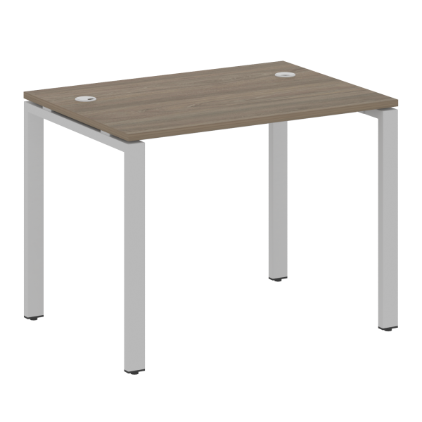 Стол письменный Metal System Style БП.СП-1 1000x720x750 (Вяз/Серый металл)