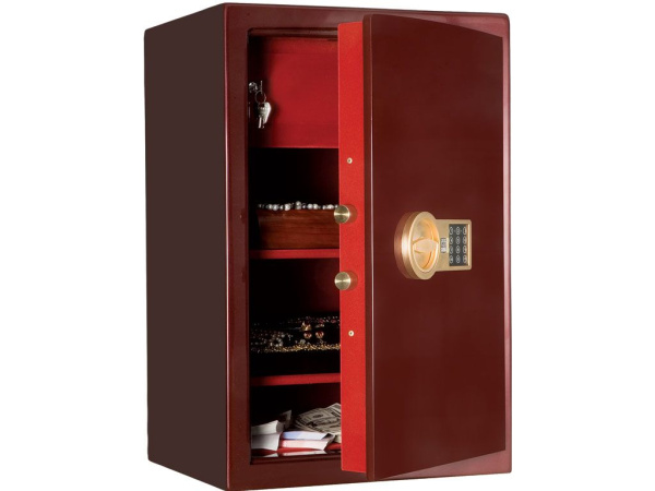 Взломостойкий сейф VALBERG КАРАТ-67Т.EL GOLD (Вишня)