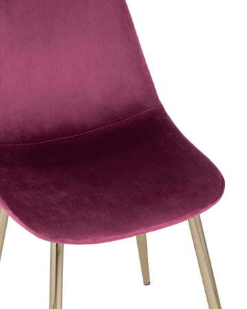 Стул Валенсия велюр бордо золотые ножки (Стул Валенсия бордовый)
