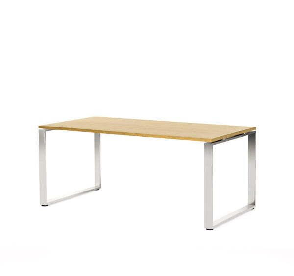 Стол письменный опоры хром Exe 101 102 1800x760x900 (Дуб светлыйХром)