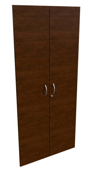 Двери деревянные высокие с замком Steel 11552 800x16x1775 (Дуб темный)