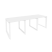 Рабочая станция на О-образном м/к Onix O.MO-RS-3.0.8 2340x800x750 (Тиквуд Темный/Белый Металл)