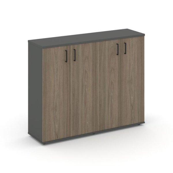 Тумба опорная/приставная SN.TOP-161 (1232х400х1150) (Антрацит/Вяз Благородный)