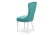 Стул Milano без декора (580x560x990) Аквамарин (Аквамарин)