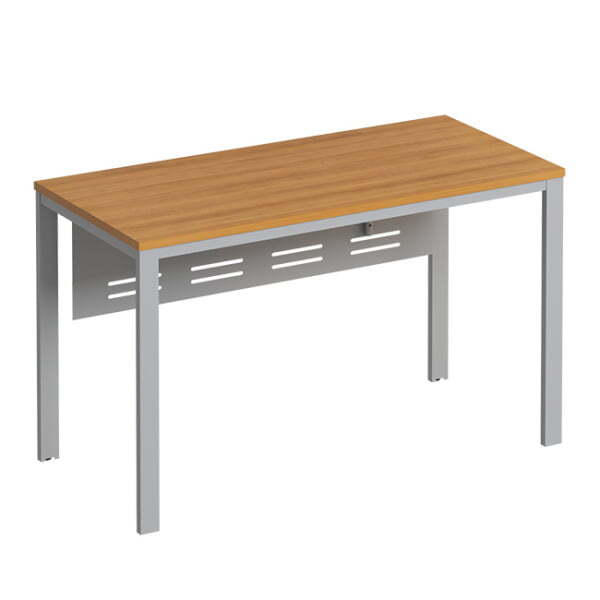 Стол письменный на металлокаркасе МП2 с металлическим экраном Формула ФР 192 1400x670x750 (Вяз светлыйСерый)