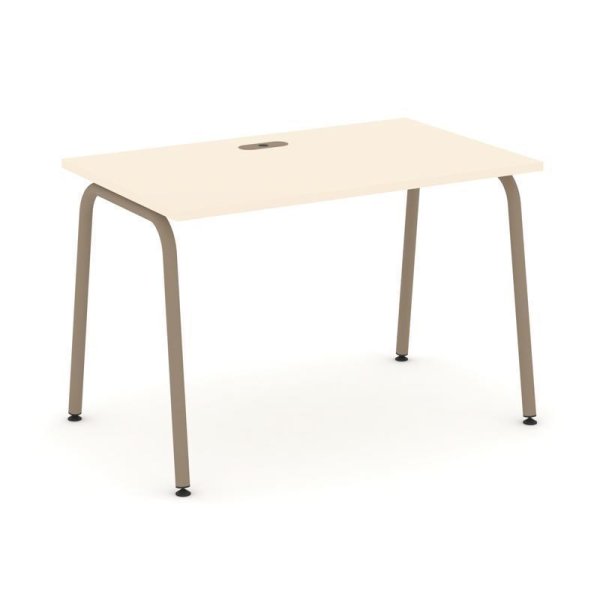 Стол рабочий ES.SP-2-LK (1180х730х750) (Сатин/Металл Латте)