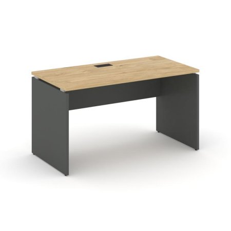 Стол письменный SN-D.SP-011 (980х700х750) (Тиквуд Светлый/Антрацит)