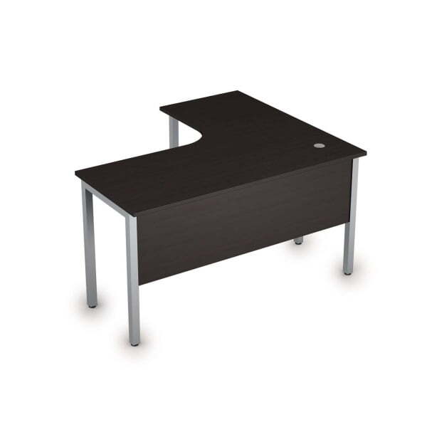 Стол письменный на металлокаркасе лев одиночная опора заказывается отдельно Стиль 2МД.130 1400x1200x (ВенгеСерый)