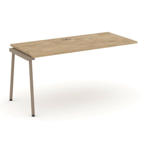 Наборный элемент рабочей станциии ES.1.NRS-4-LK (1580х730х750) (Тиквуд Светлый/Металл Латте)