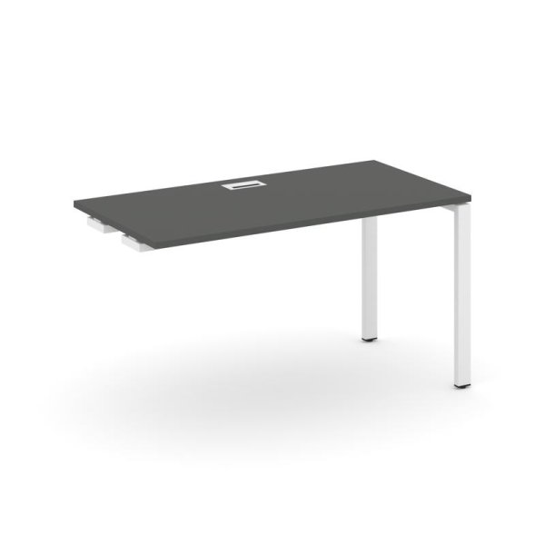 Стол-приставка к опорным элементам SN-6P.OPRS-004 (1580х600х750) (Антрацит/Металл Белый)