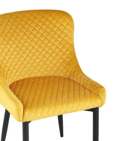 Стул Ститч велюр оранжевый (Стул Ститч оранжевый)