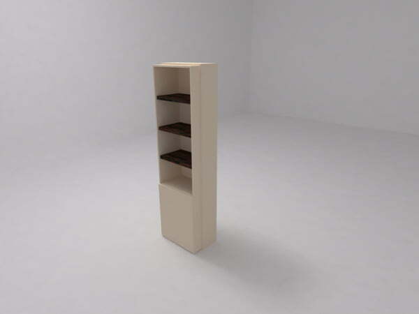 Полки для шкафа 3 шт Brix 1BR.00.67 560x350x40 (Бежевый (акрил))