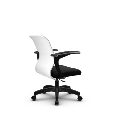 Кресло для руководителя Метта SU-M-4/подл.160/осн.005 (Черный | Белый)