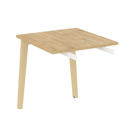 Брифинг-приставка на деревянных опорах Onix Wood Direct OW.BR-7 780x720x750 (Тиквуд Светлый/Дуб Светлый)