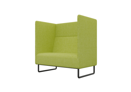 Диван одноместный BROS-1 (Romeo 07/Металл Черный)