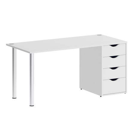 Стол письменный VR.SP-3-158.4 1580x720x750 (Белый Бриллиант)