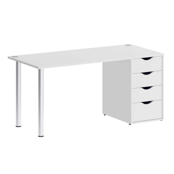 Стол письменный VR.SP-3-158.4 1580x720x750 (Белый Бриллиант)