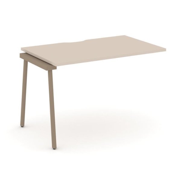 Наборный элемент рабочей станциии ES.1.NRS-2-VP (1180х730х750) (Капучино/Металл Латте)