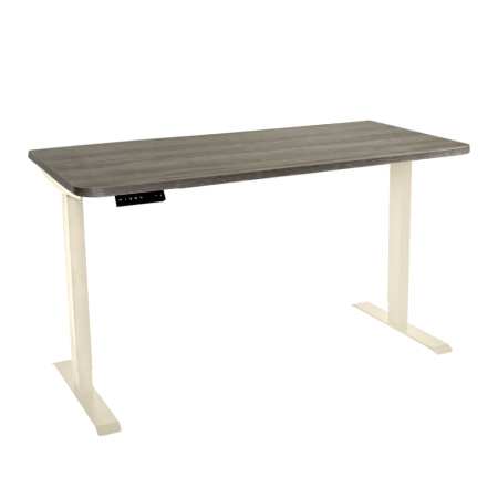 Стол c электроприводом LA-T33-2AR2 (1600x700x700-1200) (Черный | Слоновая кость)