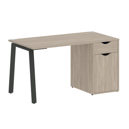 Стол письменный VR.SP-3-138.1.A 1380x720x750 (Дуб Аттик/Антрацит Металл)