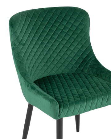Стул Ститч велюр изумрудный (Стул Ститч изумрудный)