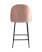 Стул полубарный Логан велюр пыльно-розовый (Стул полубарный Логан пыльно розовый)