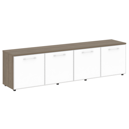 Тумба модульная белые двери LT.TS 4.6 2200x450x580 (Вяз Благородный)