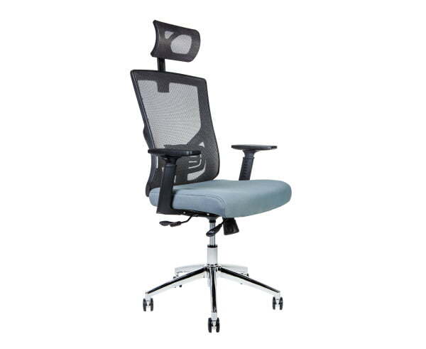 Гарда SL / черный пластик / серая сетка / серая сидушка (Серый)