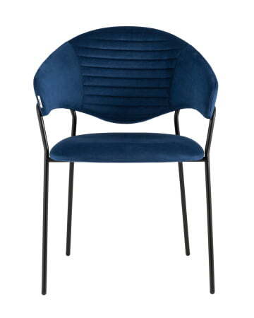 Стул Алексис велюр синий (Стул Алексис синий)