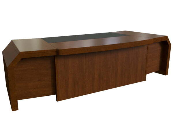 Стол руководителя Kingston 28101W 2900x1100x750 (Темный орех)