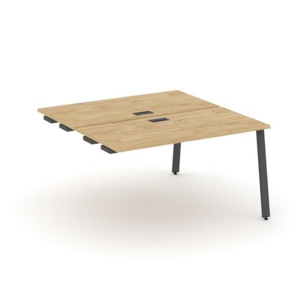 Стол-приставка к опорным элементам SN-6A.DPRS-023 (1380х1632х750) (Тиквуд Светлый/Металл Антрацит)