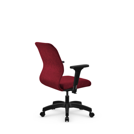 Кресло для руководителя Метта SU-Mr-4(Vivaldi)/подл.200/осн.005 (Красный)