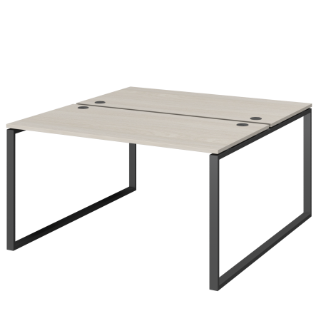 Бенч двойной на 2 рабочих места Арго-М АМБ.О-005.60 1800x1236x760 (Ясень шимо/Антрацит)